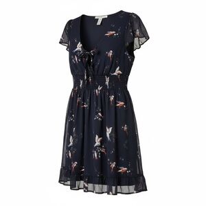 American Rag Asymmetrical Navy Bird Dress